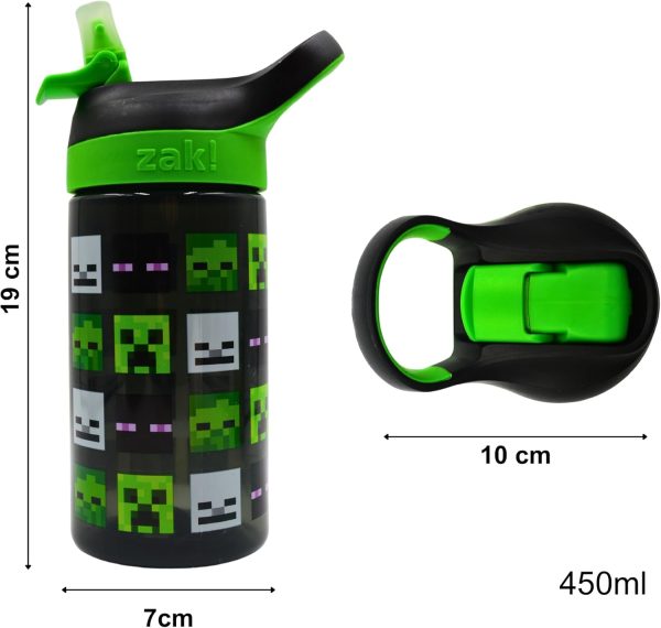 Minecraft Reusable Water Bottle Plastic 450 ML-5