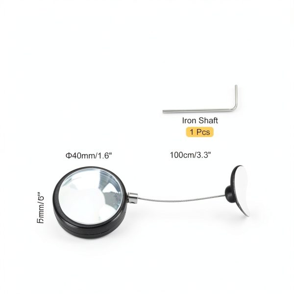 MECCANIXITY Laptop Security Locks Black ABS Steel Wire-1