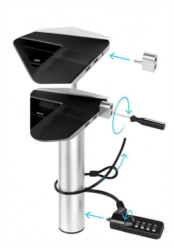 Multplx Laptop Security Lock Wireless-5