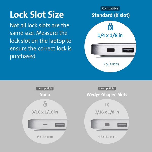 Kensington Laptop Lock Cable Security-1