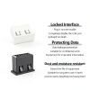 USB Security Lock Black Plastic-2