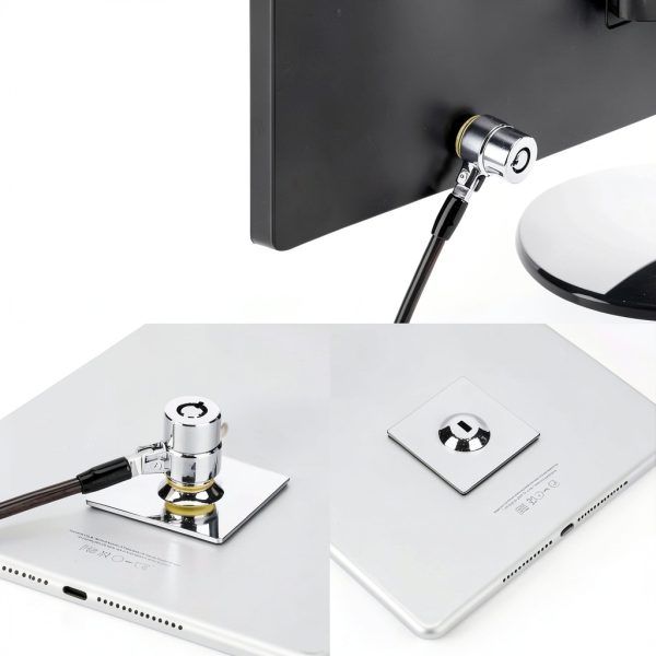 LORADAR Laptop Security Lock Black Keyed Alike-5