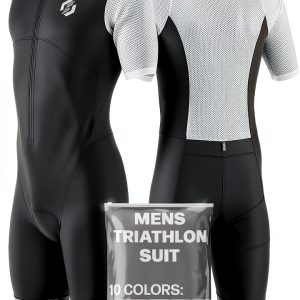 Mens Triathlon Suit SLS3 Black Polyester Cycling-0