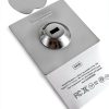 LORADAR Laptop Security Lock Anchor Plate Chrome 5Pack-2