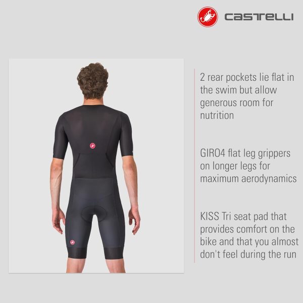 Castelli Mens Cycling Clothing Set X-Large Black-2