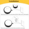 MECCANIXITY Laptop Security Locks Black ABS Steel Wire-5