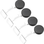 MECCANIXITY Laptop Security Locks Black ABS Steel Wire-0