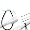 TetherTies USB Type C Cable Tethers Black 10 Pack-4