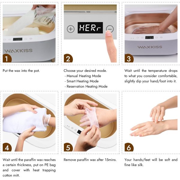 Paraffin Bath Machine Waxkiss Home Spa 3 Mode-6