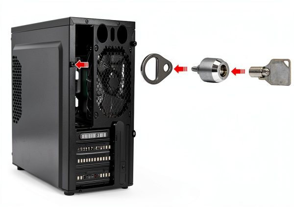 Laptop Security Locks by BOLOUY Metal Plating Long-Life-3