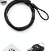 LORADAR Laptop Security Lock Black Keyed Alike-2