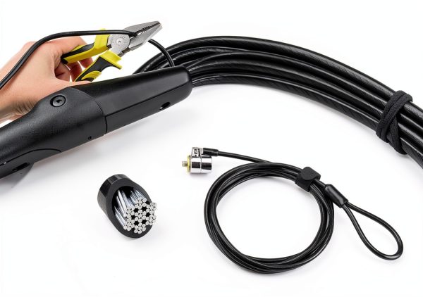 LORADAR Laptop Security Lock Black Keyed Alike-4