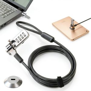 DDONG Laptop Lock Kit Stainless Steel Security-0