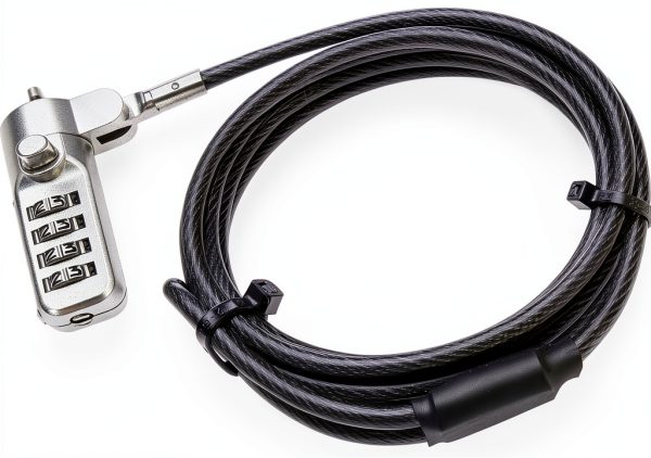 Amazon Basics Laptop Lock Black Security-0