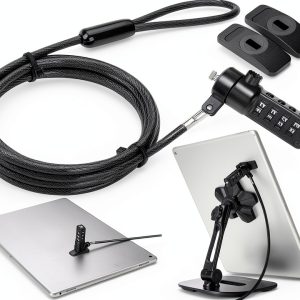 AboveTEK Laptop Lock Galvanized Steel Cable-0