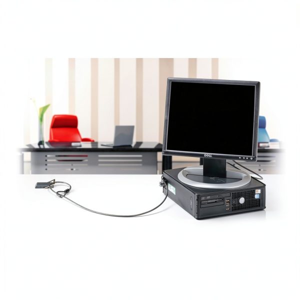 Kensington Desk Mount Security Anchor Point Laptop Lock-2