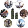 PenghaiYunfei Foldable Silicone Water Bottle Army Green-3