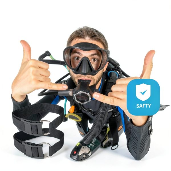JUSTOOP Scuba Diving BCD Tank Strap Nylon Cam Buckle-4