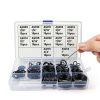 Dawitrly Scuba O Ring Kit 170 Pcs Black Fluorocarbon-3