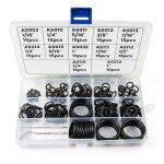 Dawitrly Scuba O Ring Kit 170 Pcs Black Fluorocarbon-0