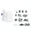 Dawitrly Scuba O Ring Kit 170 Pcs Black Fluorocarbon-2