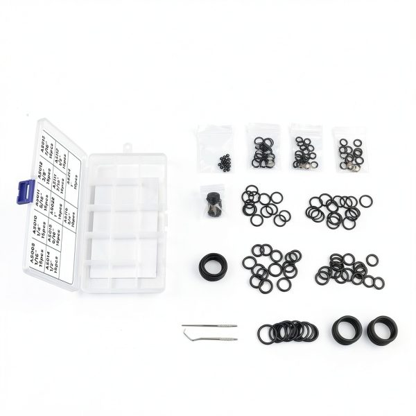 Dawitrly Scuba O Ring Kit 170 Pcs Black Fluorocarbon-2