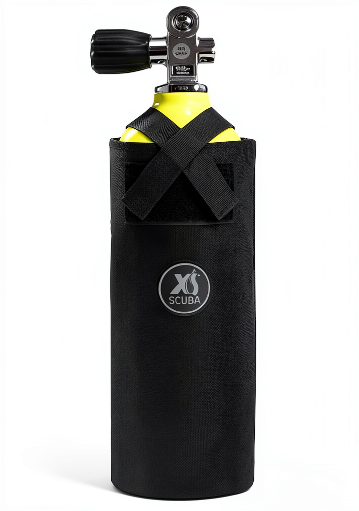 XS Scuba Pony Bag attached to a diving cylinder
