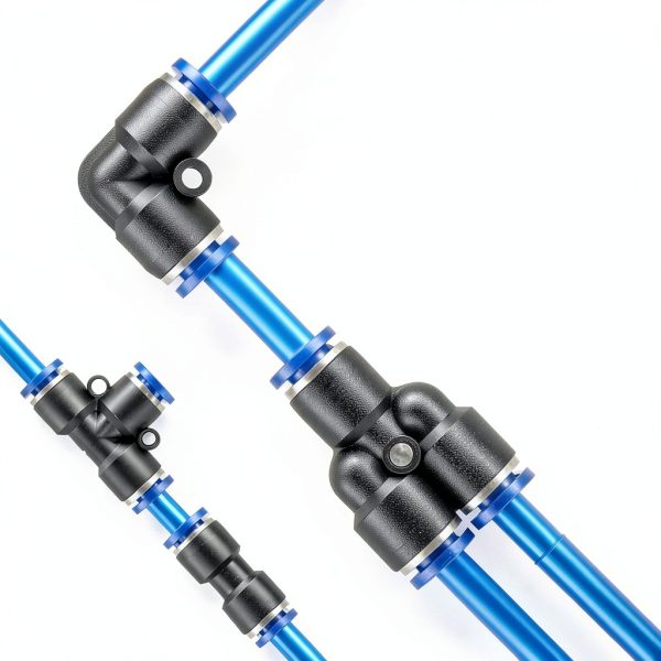 Pneumatic Tubing CGELE Blue PU Air Hose 6mm OD 4mm ID 12m-3