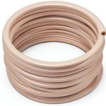 Houseables 1/4 Tubing, Clear Tubing, Clear Hose, 1/4” ID x 3/8” OD, 100FT, Plastic Tube, Vinyl Hose, Flexible, PVC, Food Grade, Industrial Flex Pipe For Water, Brewing, Beverage Pump, Homebrew, Siphon-0