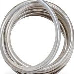 Clear Vinyl Tubing 1/2" ID × 5/8" OD -10 Ft 60PSI,Flexible Lightweight Plastic Tube, BPA Free Non-Toxic, Multipurpose Hybrid Reinforced Clear Tubing for Transfer Water Air Oil-0