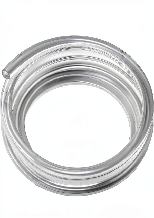 Clear Vinyl Tubing 1/2" ID × 5/8" OD -10 Ft 60PSI,Flexible Lightweight Plastic Tube, BPA Free Non-Toxic, Multipurpose Hybrid Reinforced Clear Tubing for Transfer Water Air Oil-5