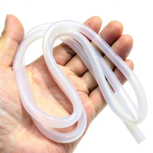 Silicone Tube QJZXUEZHEN 5mm ID x 8mm OD Clear Flexible Rubber 1m-4