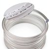 Clear Vinyl Tubing 1/2" ID × 5/8" OD -10 Ft 60PSI,Flexible Lightweight Plastic Tube, BPA Free Non-Toxic, Multipurpose Hybrid Reinforced Clear Tubing for Transfer Water Air Oil-4